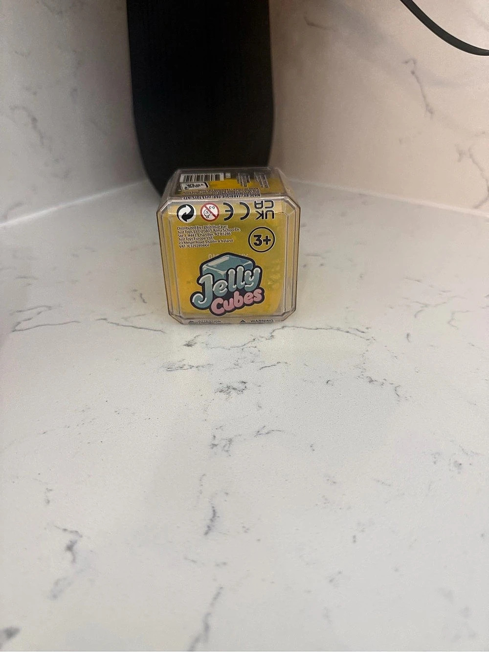 Jelly Cubes Yellow Sensory Toy NWT